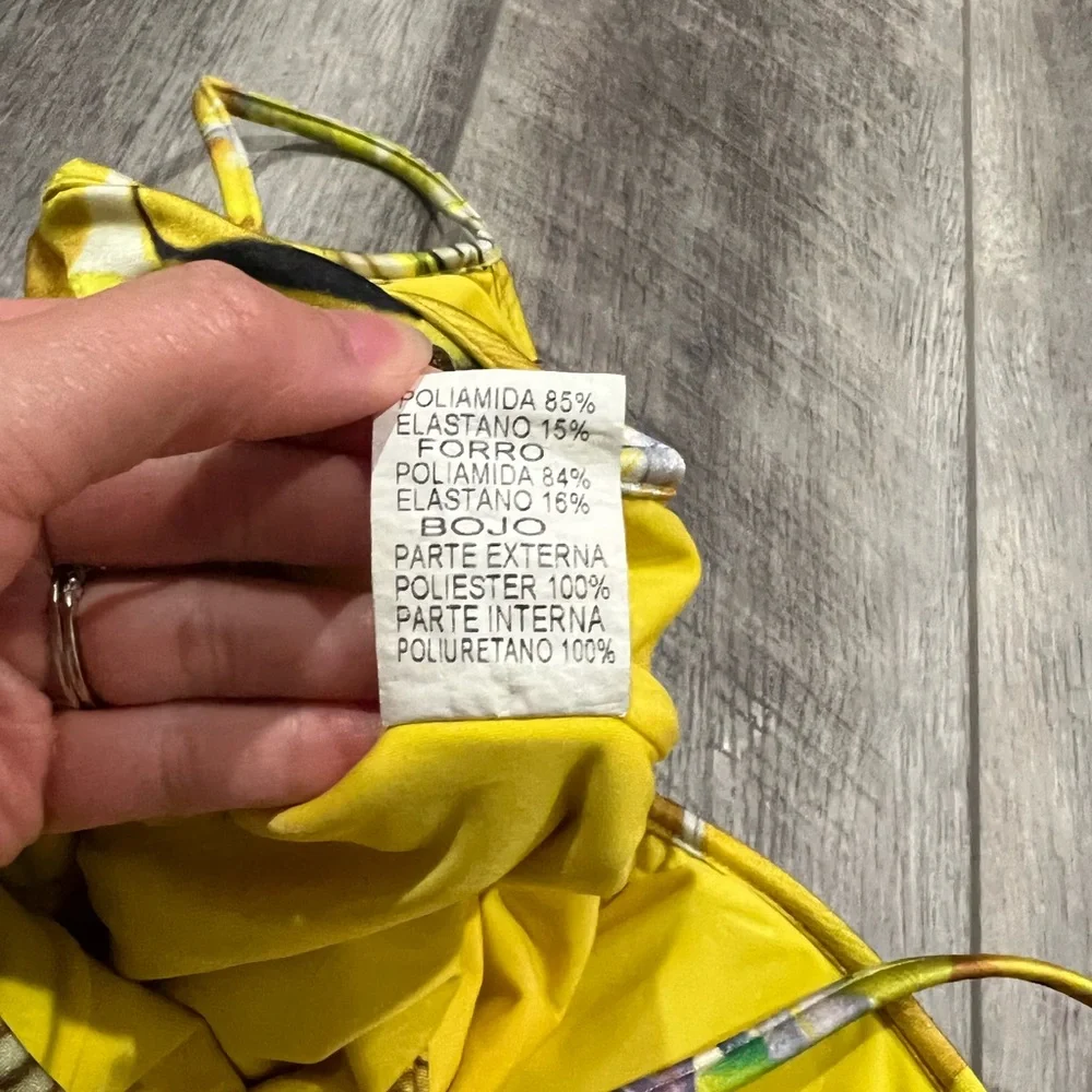 Aqua De Coco Yellow‎ One Piece Swimsuit